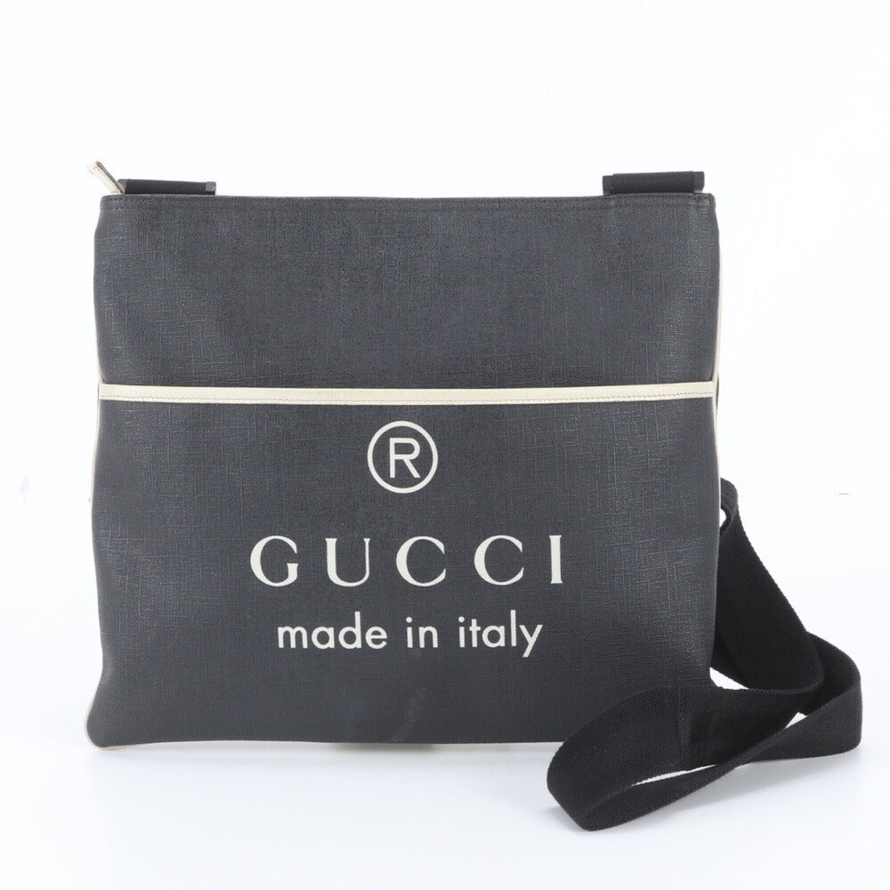 Gucci 162904 Leather Shoulder Bag Messenger Tote for Men